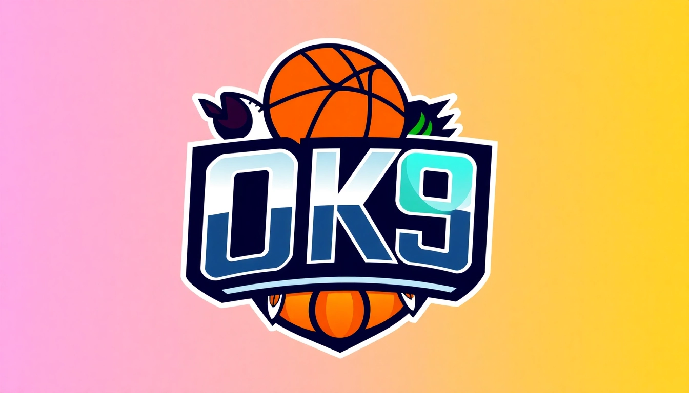 Engaging logo of OK9 featuring sports icons, representing a top betting platform in Vietnam.